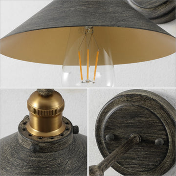 July Metal Shade Sconce